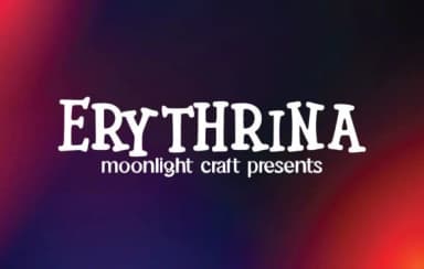 Erythrina by moonlight craft — Slab Serif Font — thumbnail 1