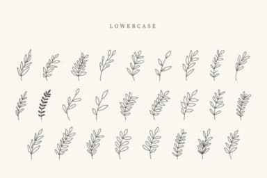 Estero Leaves by CraftedType Studio — Dingbats Font — thumbnail 2