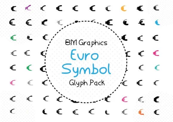 BM Grpahics - Euro Symbol by GraphicsBam Fonts — Dingbats Font
