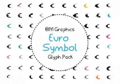 BM Grpahics - Euro Symbol by GraphicsBam Fonts — Dingbats Font — thumbnail 1