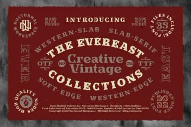 Evereast Collection by nocturnal_workspace — Slab Serif Font — thumbnail 1