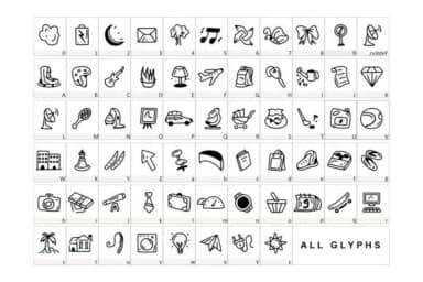 Everyday by YandiDesigns — Dingbats Font — thumbnail 2