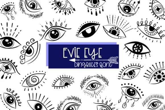 Evil Eye by Sirinart — Dingbats Font