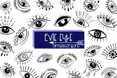 Evil Eye by Sirinart — Dingbats Font — thumbnail 1