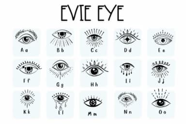 Evil Eye by Sirinart — Dingbats Font — thumbnail 2