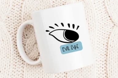 Evil Eye Doodle by Sirinart — Dingbats Font — thumbnail 5