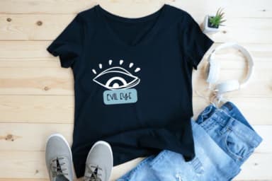 Evil Eye Doodle by Sirinart — Dingbats Font — thumbnail 6