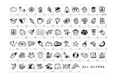 Excitement by YandiDesigns — Dingbats Font — thumbnail 2