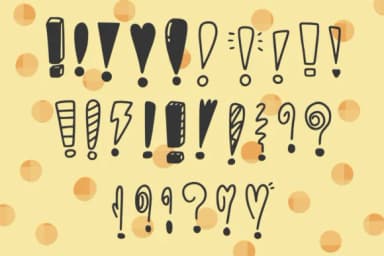 Exclamation Mark by Foam-Design Store — Dingbats Font — thumbnail 2
