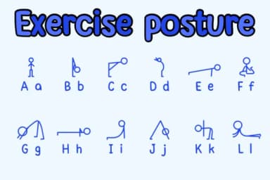 Exercise Posture by Chonada — Dingbats Font — thumbnail 2