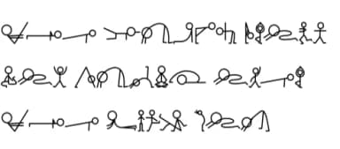 Exercise Posture by Chonada — Dingbats Font — thumbnail 8