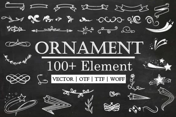 Extra Ornament by Iyhulmonsta — Dingbats Font