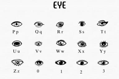 Eye by Sontaya — Dingbats Font — thumbnail 3