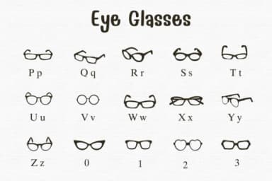 Eye Glasses by Sontaya — Dingbats Font — thumbnail 3
