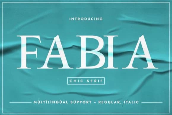 Fabia by Minimalistartstudio — Slab Serif Font