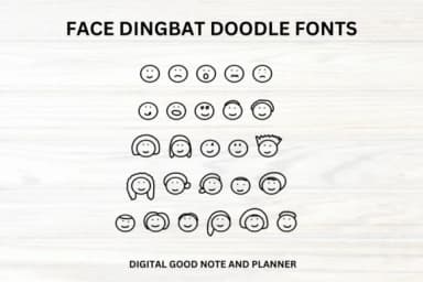Face by fonty88 — Dingbats Font — thumbnail 1