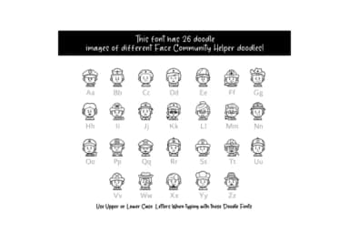 Face Community Helper by digitalplannerland — Dingbats Font — thumbnail 2