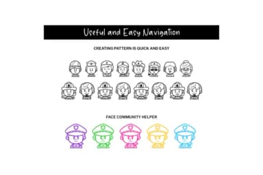 Face Community Helper by digitalplannerland — Dingbats Font — thumbnail 3
