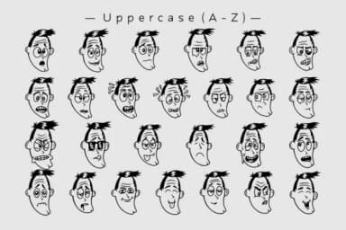 Face Expression by Dito (7NTypes) — Dingbats Font — thumbnail 2