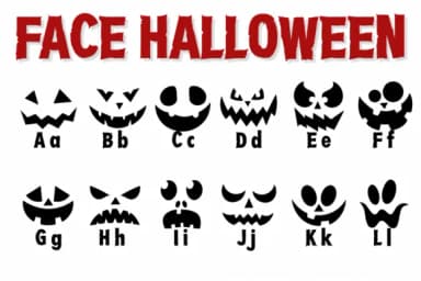 Face Halloween by Chonada — Dingbats Font — thumbnail 2