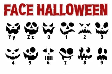Face Halloween by Chonada — Dingbats Font — thumbnail 4