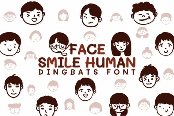 Face Smile Human by Chonada — Dingbats Font