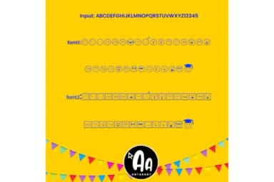 Faces Reaction by AntarArt — Dingbats Font — thumbnail 3