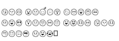 Faces Reaction by AntarArt — Dingbats Font — thumbnail 5