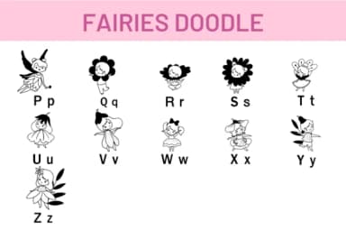 Fairies by Nun Sukhwan — Dingbats Font — thumbnail 3