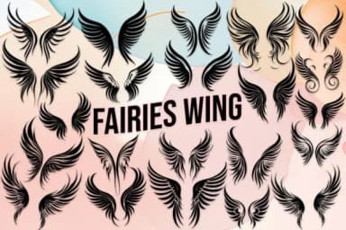 Fairies Wing by MOMAT THIRTYONE — Dingbats Font — thumbnail 1