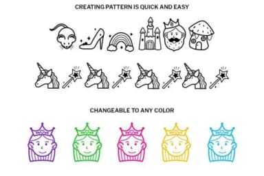 Fairy Tale Doodle by digitalplannerland — Dingbats Font — thumbnail 3