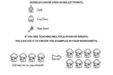 Fairy Tale Doodle by digitalplannerland — Dingbats Font — thumbnail 7