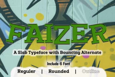 Faizer by Differentialtype — Slab Serif Font — thumbnail 1