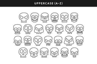 Fake Skull by Situjuh — Dingbats Font — thumbnail 4