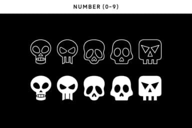 Fake Skull by Situjuh — Dingbats Font — thumbnail 6