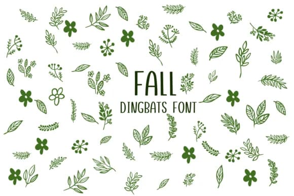 Fall by Nongyao — Dingbats Font