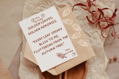 Fall Autumn by Bee piyanuch — Dingbats Font — thumbnail 2