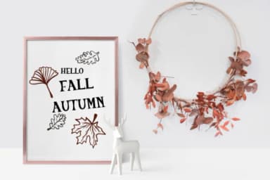 Fall Autumn by Bee piyanuch — Dingbats Font — thumbnail 4
