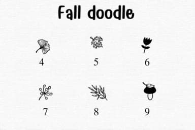 Fall Doodle by Sontaya — Dingbats Font — thumbnail 4