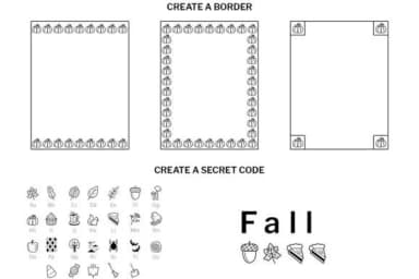 Fall Doodle by digitalplannerland — Dingbats Font — thumbnail 6