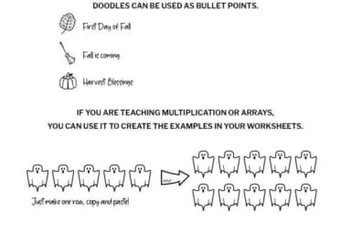 Fall Doodle by digitalplannerland — Dingbats Font — thumbnail 7