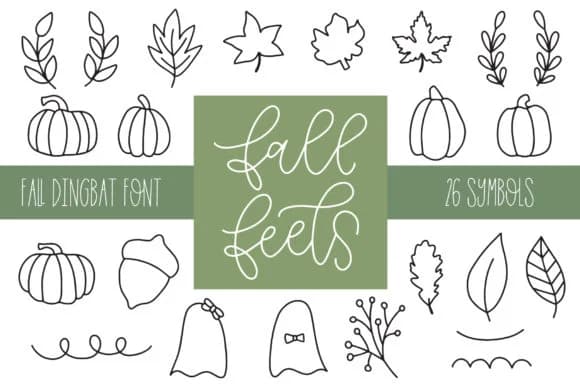 Fall Feels by jordynalisondesigns — Dingbats Font