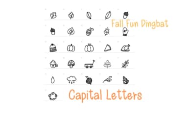 Fall Fun by LalavaStudio — Dingbats Font — thumbnail 7