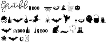 Fall Halloween by GraphicHouseDesign — Dingbats Font — thumbnail 4