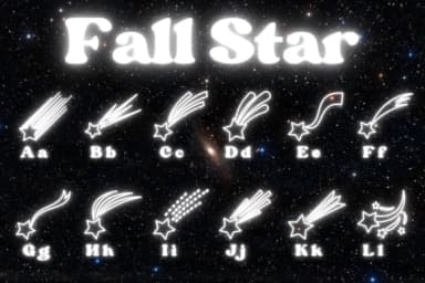 Fall Star by Chonada — Dingbats Font — thumbnail 2