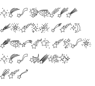 Fall Star by Chonada — Dingbats Font — thumbnail 8