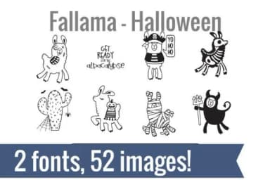 Fallama Dingbats by Illustration Ink — Dingbats Font — thumbnail 2