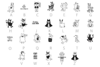 Fallama Dingbats by Illustration Ink — Dingbats Font — thumbnail 4