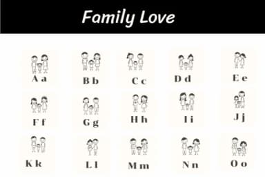 Family Love by Ketsarin — Dingbats Font — thumbnail 2