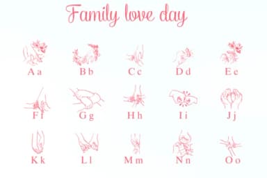 Family Love Day by Nongyao — Dingbats Font — thumbnail 2